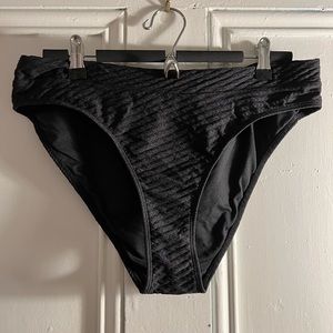 Black bathing suit bottoms